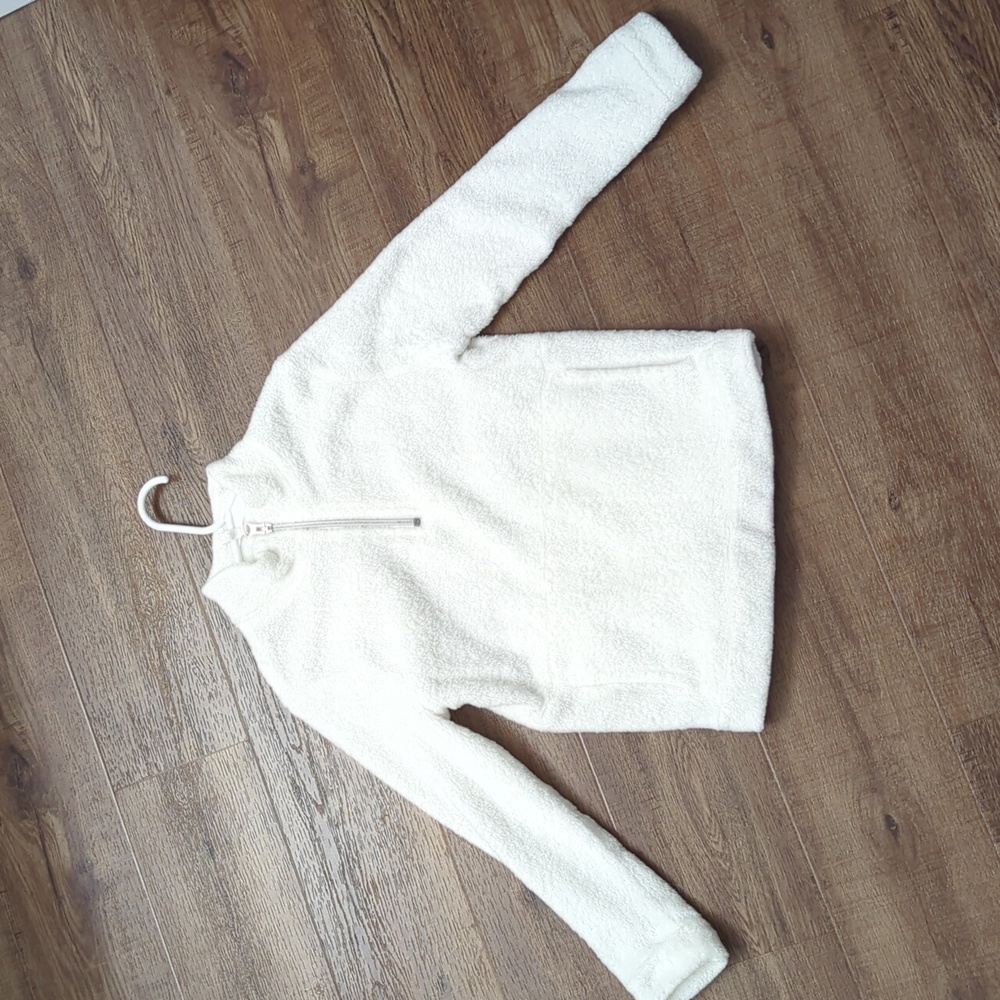 White Soft Fluffy Pullover